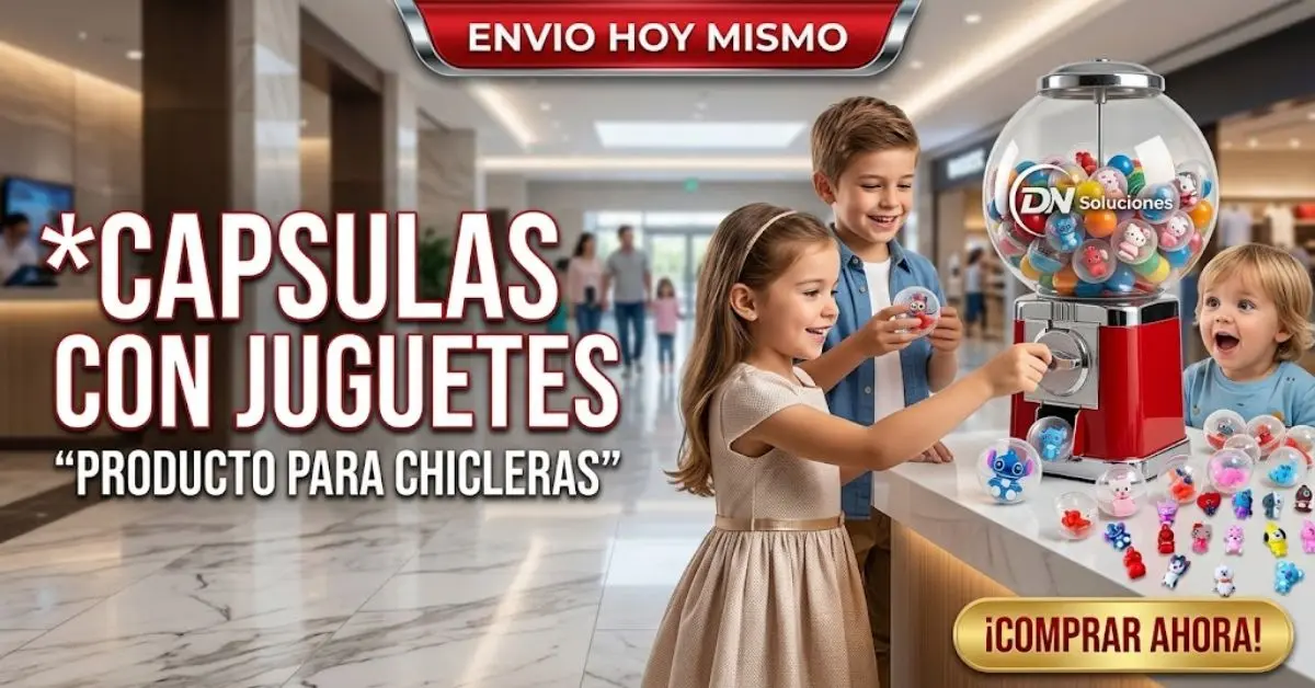 Cápsulas de 32mm con juguetes tipo llavero para máquinas vending
